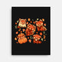 Red Panda Autumn Time-None-Stretched-Canvas-TechraNova