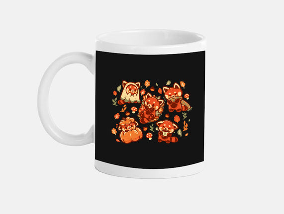 Red Panda Autumn Time