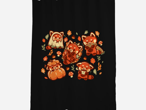 Red Panda Autumn Time