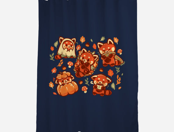 Red Panda Autumn Time