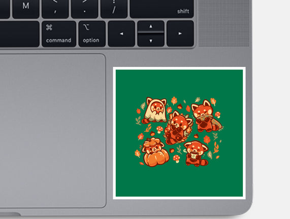 Red Panda Autumn Time