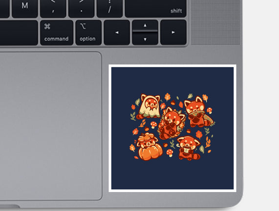 Red Panda Autumn Time