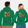 Red Panda Autumn Time-Unisex-Zip-Up-Sweatshirt-TechraNova