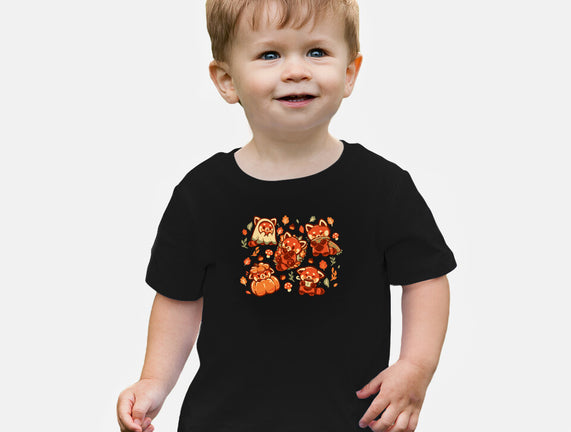 Red Panda Autumn Time