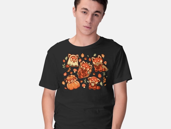 Red Panda Autumn Time