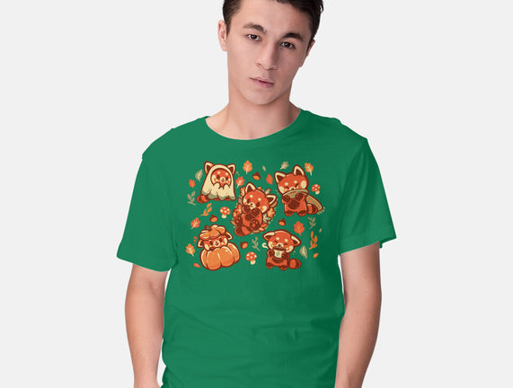 Red Panda Autumn Time
