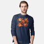 Red Panda Autumn Time-Mens-Long Sleeved-Tee-TechraNova