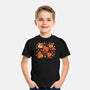 Red Panda Autumn Time-Youth-Basic-Tee-TechraNova