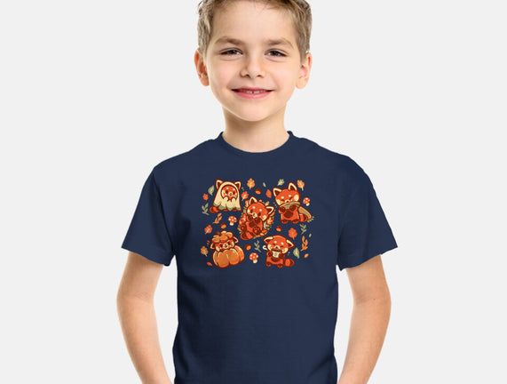 Red Panda Autumn Time