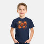 Red Panda Autumn Time-Youth-Basic-Tee-TechraNova
