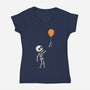 Floating Away-Womens-V-Neck-Tee-kg07