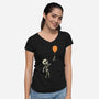 Floating Away-Womens-V-Neck-Tee-kg07