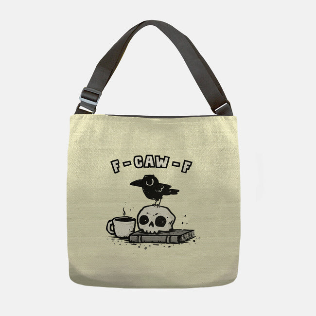 Snarky Raven-None-Adjustable Tote-Bag-kg07