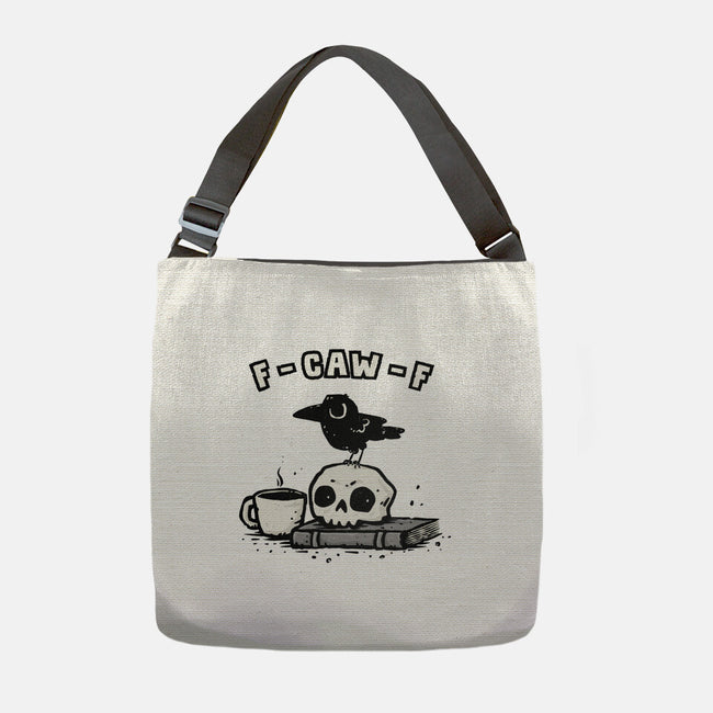 Snarky Raven-None-Adjustable Tote-Bag-kg07