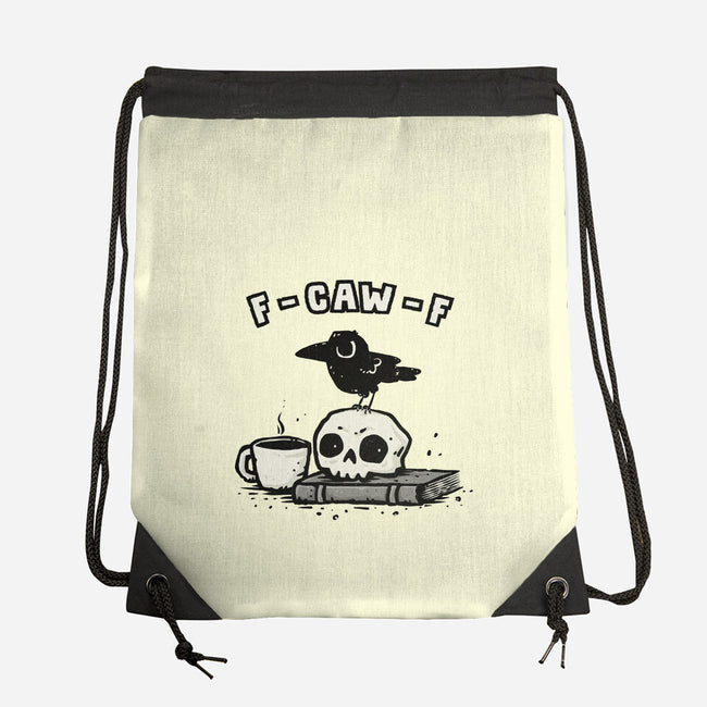 Snarky Raven-None-Drawstring-Bag-kg07