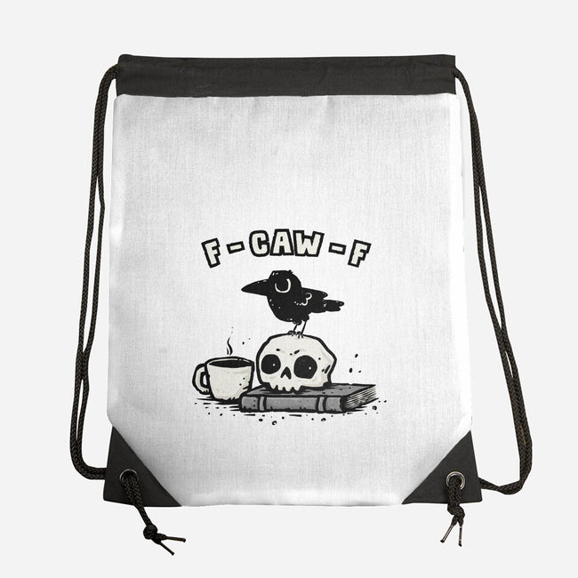 Snarky Raven-None-Drawstring-Bag-kg07