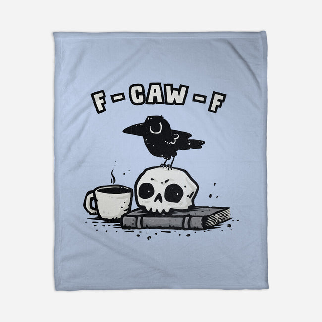 Snarky Raven-None-Fleece-Blanket-kg07