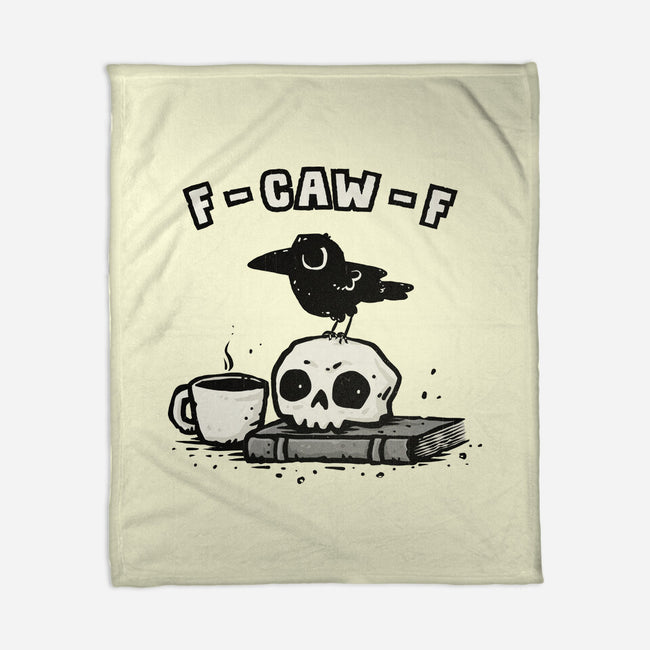 Snarky Raven-None-Fleece-Blanket-kg07