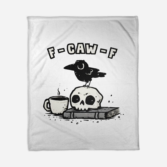 Snarky Raven-None-Fleece-Blanket-kg07