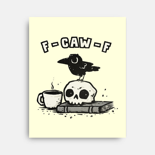 Snarky Raven-None-Stretched-Canvas-kg07