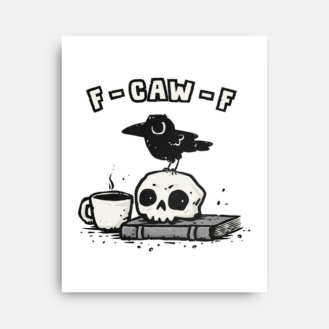 Snarky Raven-None-Stretched-Canvas-kg07