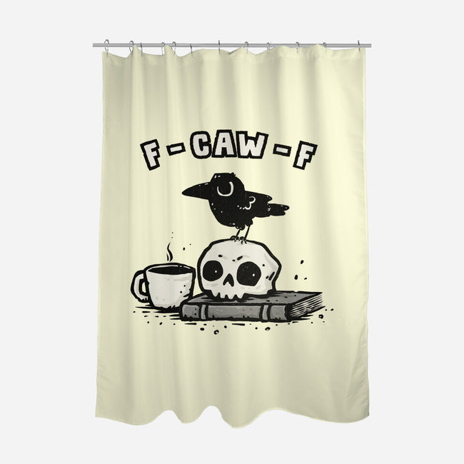 Snarky Raven-None-Polyester-Shower Curtain-kg07