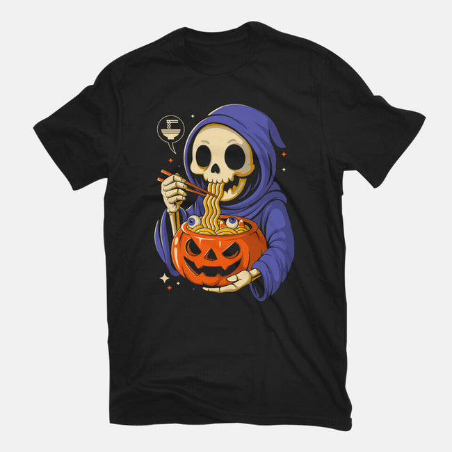 Ramen Or Tricks-Womens-Fitted-Tee-Eoli Studio