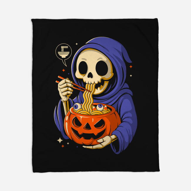 Ramen Or Tricks-None-Fleece-Blanket-Eoli Studio