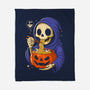 Ramen Or Tricks-None-Fleece-Blanket-Eoli Studio