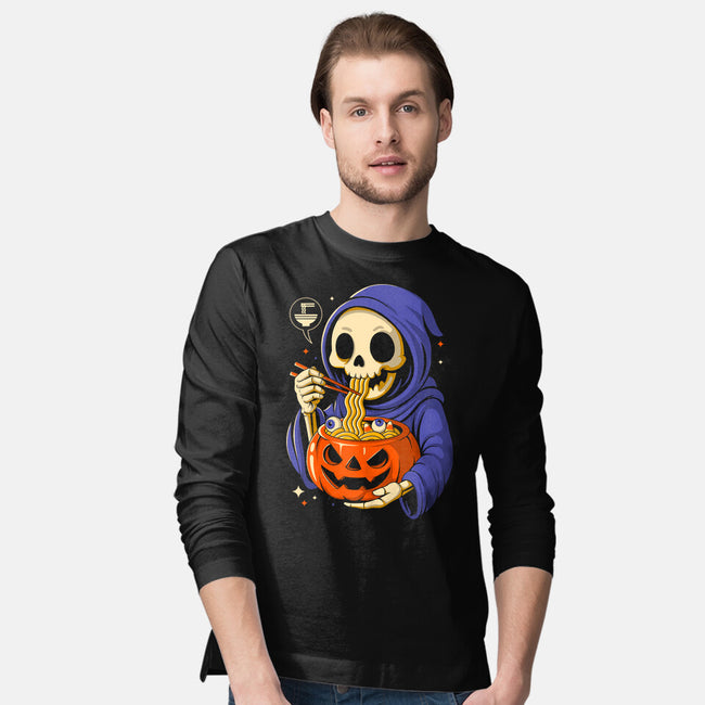 Ramen Or Tricks-Mens-Long Sleeved-Tee-Eoli Studio