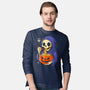 Ramen Or Tricks-Mens-Long Sleeved-Tee-Eoli Studio