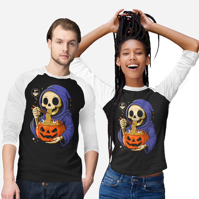 Ramen Or Tricks-Unisex-Baseball-Tee-Eoli Studio