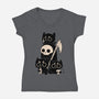 Death Squad-Womens-V-Neck-Tee-koalastudio
