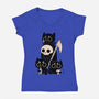 Death Squad-Womens-V-Neck-Tee-koalastudio