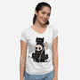 Death Squad-Womens-V-Neck-Tee-koalastudio