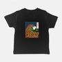 The Great Wave Of Halloween-Baby-Basic-Tee-zascanauta