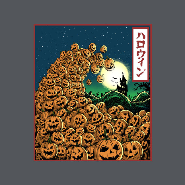 The Great Wave Of Halloween-Mens-Heavyweight-Tee-zascanauta