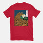The Great Wave Of Halloween-Mens-Heavyweight-Tee-zascanauta