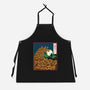 The Great Wave Of Halloween-Unisex-Kitchen-Apron-zascanauta