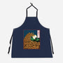The Great Wave Of Halloween-Unisex-Kitchen-Apron-zascanauta