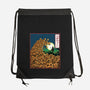 The Great Wave Of Halloween-None-Drawstring-Bag-zascanauta