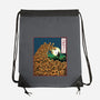 The Great Wave Of Halloween-None-Drawstring-Bag-zascanauta