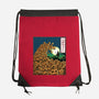 The Great Wave Of Halloween-None-Drawstring-Bag-zascanauta