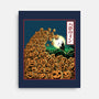 The Great Wave Of Halloween-None-Stretched-Canvas-zascanauta