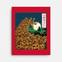 The Great Wave Of Halloween-None-Stretched-Canvas-zascanauta