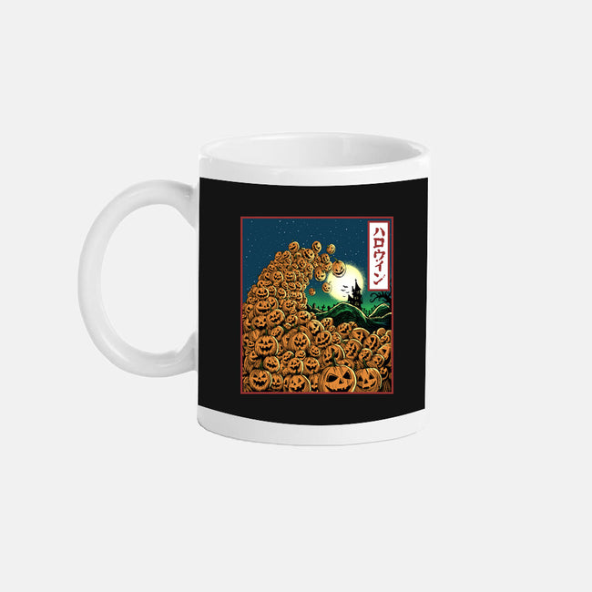 The Great Wave Of Halloween-None-Mug-Drinkware-zascanauta