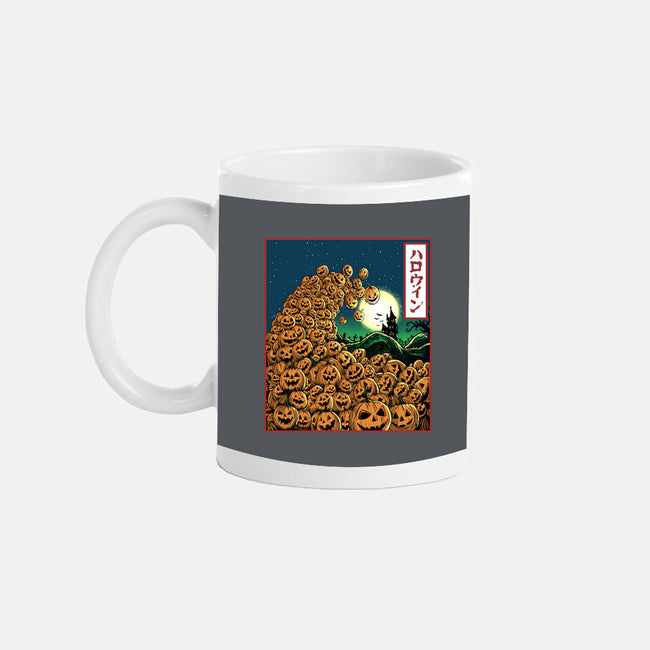 The Great Wave Of Halloween-None-Mug-Drinkware-zascanauta
