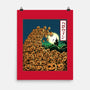 The Great Wave Of Halloween-None-Matte-Poster-zascanauta