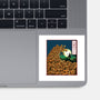 The Great Wave Of Halloween-None-Glossy-Sticker-zascanauta