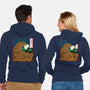 The Great Wave Of Halloween-Unisex-Zip-Up-Sweatshirt-zascanauta